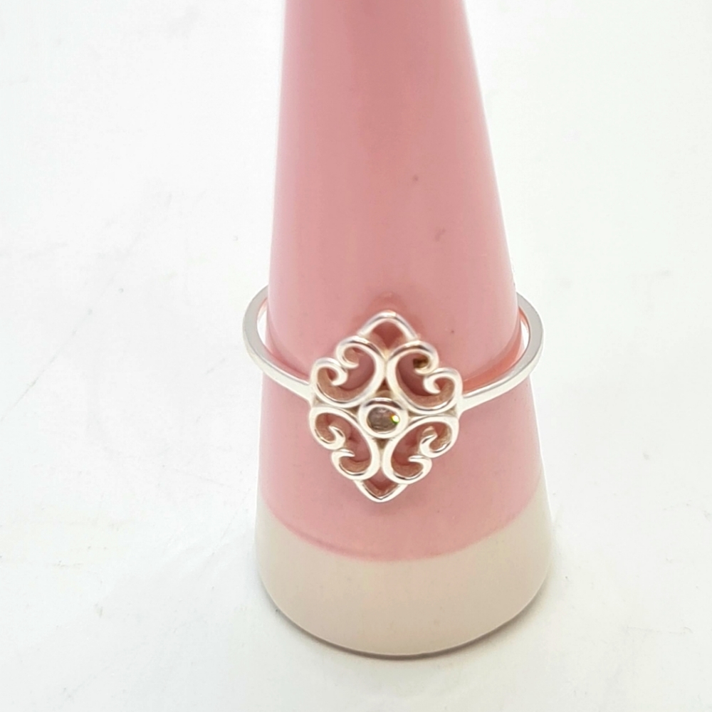 Silver Ring (Not stamped). Size 9